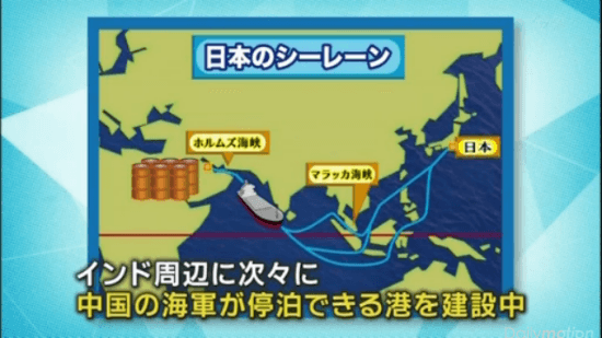 インド周辺に次々に中国の海軍が停泊できる港を建設中