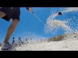 バンカーショットされるゴルフボールの気分が味わえる GoPro映像