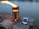 焚き火でiPhoneを充電できる！BioLite CampStove（バイオライト・キャンプストーブ）のデモ