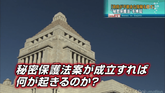 秘密保護法案が成立すれば何が起きるのか？