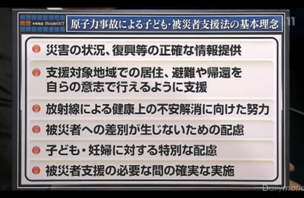 原子力事故による子ども・被災者支援法の基本理念