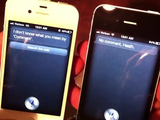 iPhone 4S の「Siri」が２台あったらどーなるの？を実際に試してみた映像